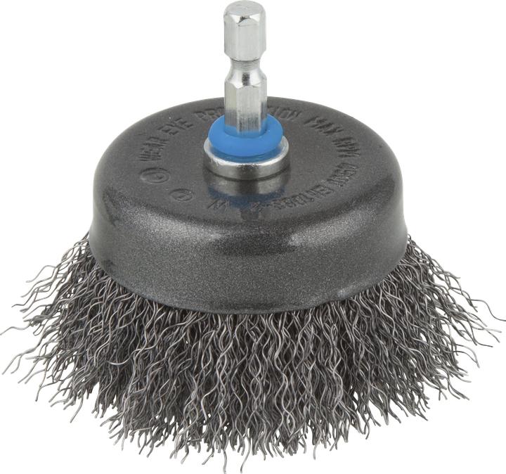 Actual product image wolfcraft wolfcraft 1 steel wire cup brush S=6-kt. ø75mm