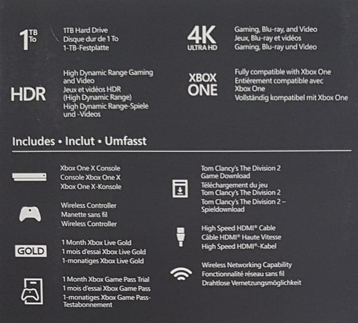 Produktbild Microsoft Xbox One X