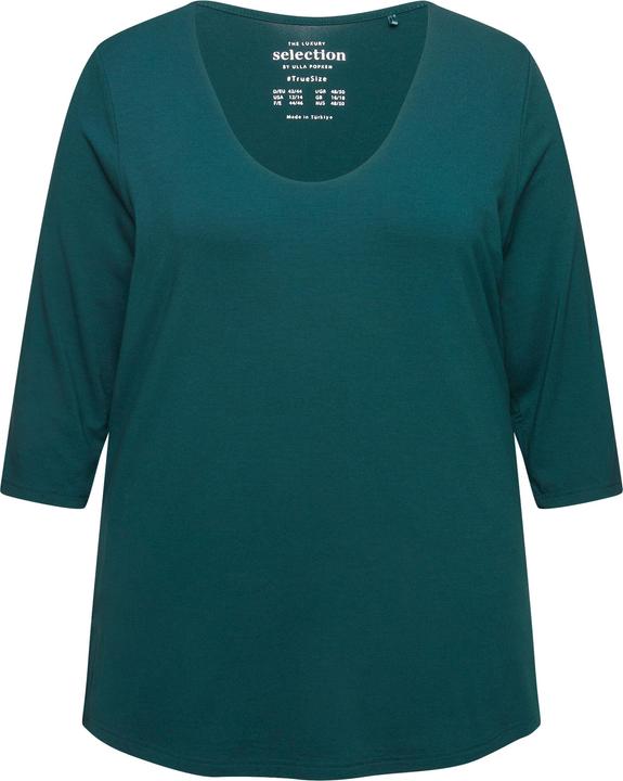 Immagine prodotto Ulla Popken Maglia con ampio scollo a girocollo e maniche a 3/4 (54)