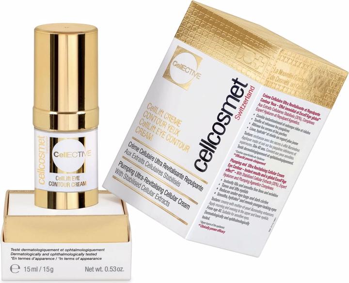 Immagine prodotto Cellcosmet CellEctive Eye Contour Crème (Crema per la cura degli occhi, 15 ml, Giorno + Notte)