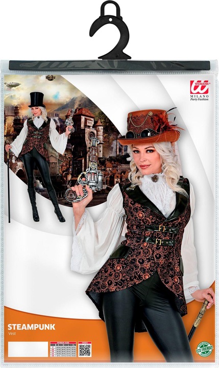 Actual product image Widmann Steampunk vest (S, M)