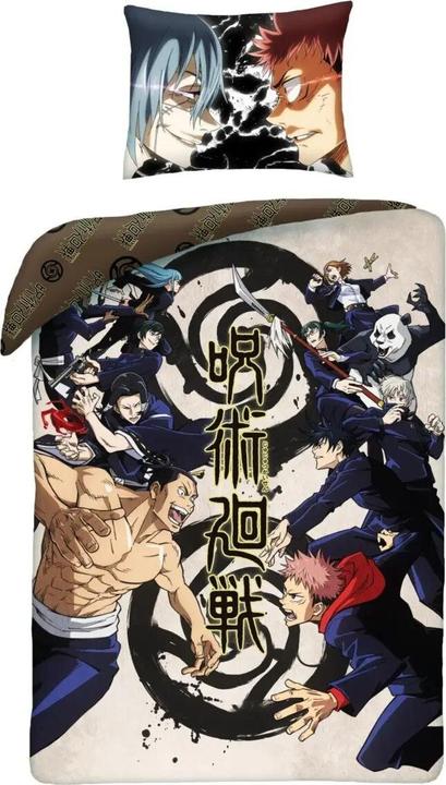 Produktbild Halantex SP. z.o.o. Jujutsu Kaisen Bettbezug????fj - Polyester - 140 x 200 cm 70 x 90 cm (140 x 200 cm, 70 x 90 cm)