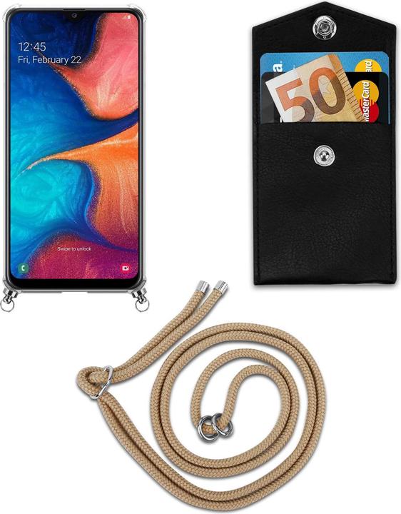 Produktbild Cadorabo TPU Handy Kette SILBER Cover