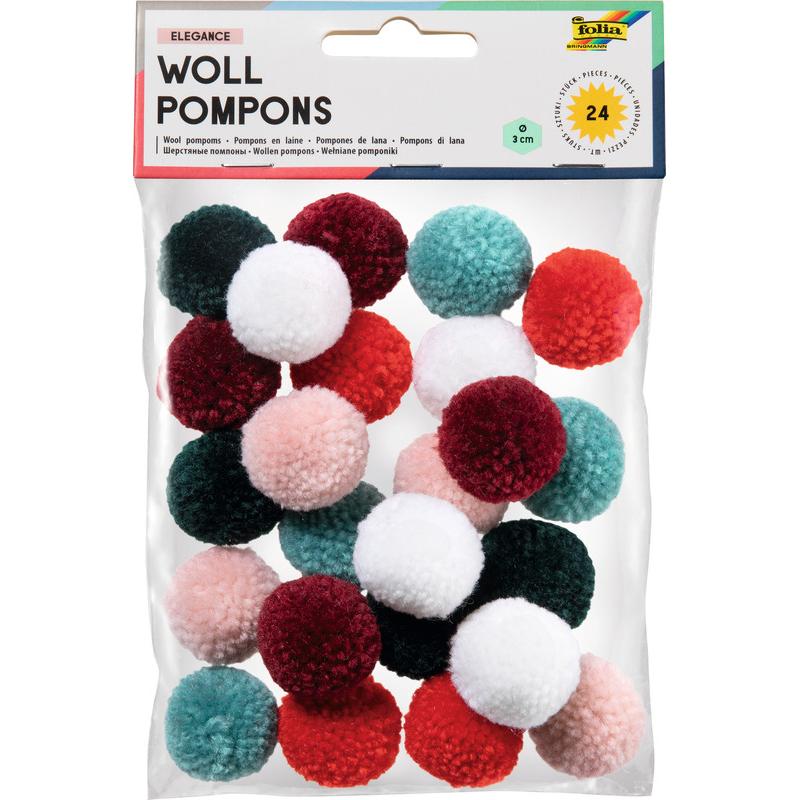 Folia Woll-Pompons