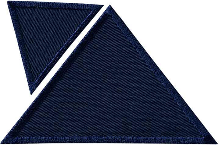 Produktbild Mono Quick Dreiecke Stoff gross klein (2 Stk., 9.50 x 9 cm)