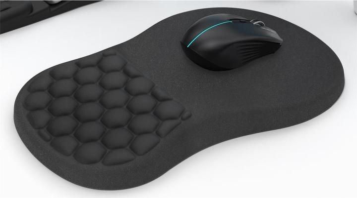 Immagine prodotto Deltaco Mousepad ergonomico con supporto per il polso