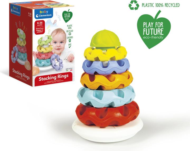 Actual product image Clementoni Stacking rings