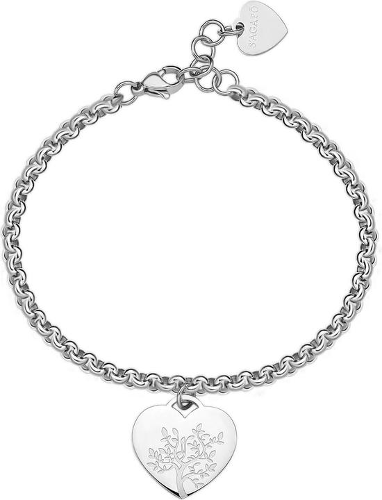 Immagine prodotto Sagapo S'Agapµ - Elegante bracciale in acciaio Be My Family SBY011 (Acciaio)