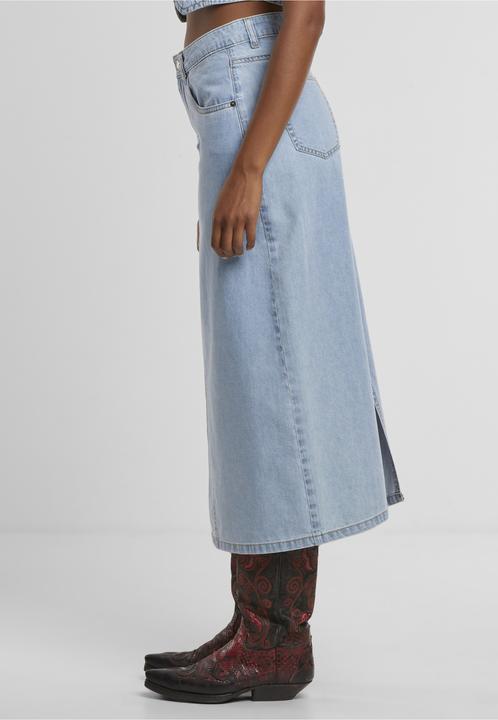 Produktbild Urban Classics Ladies Soft Denim Midi Skirt - 193361 (26, S)