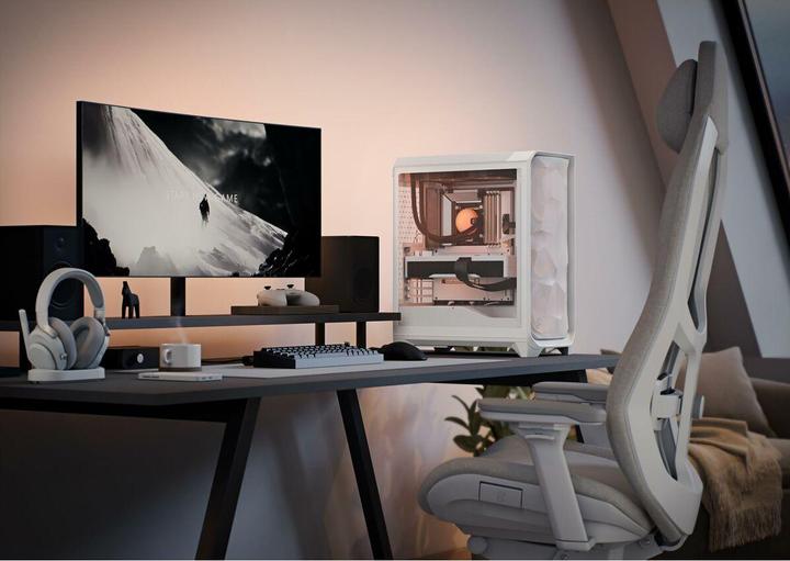 Actual product image Fractal Meshify 3 Clear Tint White (ATX, mATX, Mini-ITX)