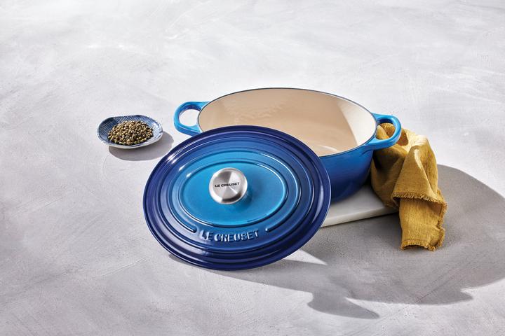 Produktbild Le Creuset Azure (31 cm, Bräter + Schmortopf, Emaille)