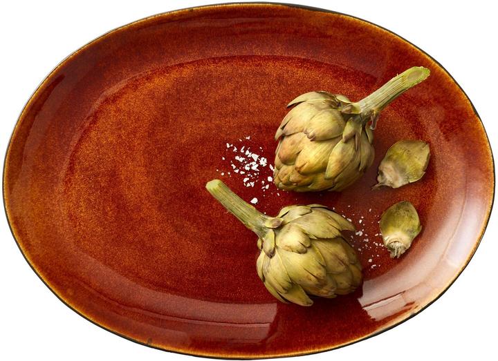 Actual product image Bitz Serving platter 45 x 34 cm amber black