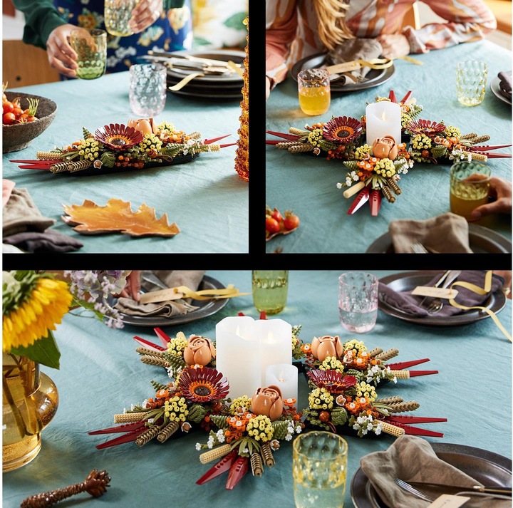 Actual product image LEGO Dried flower arrangement (10314, LEGO Icons, LEGO Botanical)