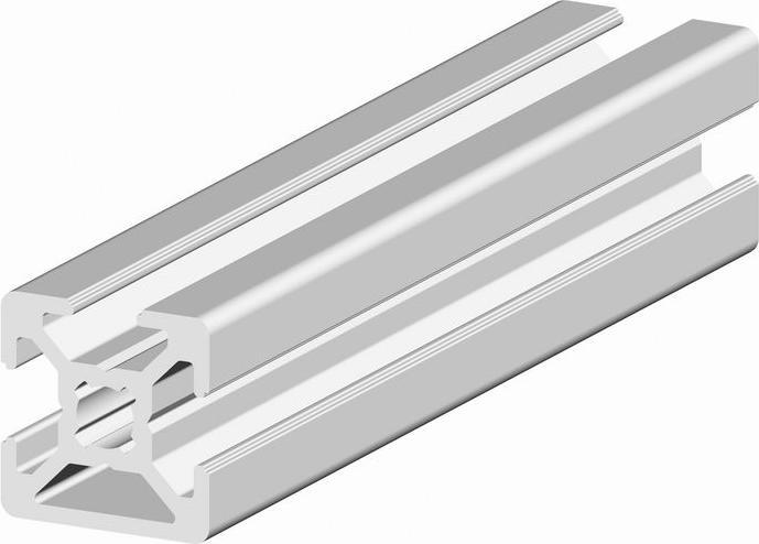 Produktbild RS PRO Alu Strebenprofil 20 x 20 mm, 3-fach Nut 6mm, Länge 3m