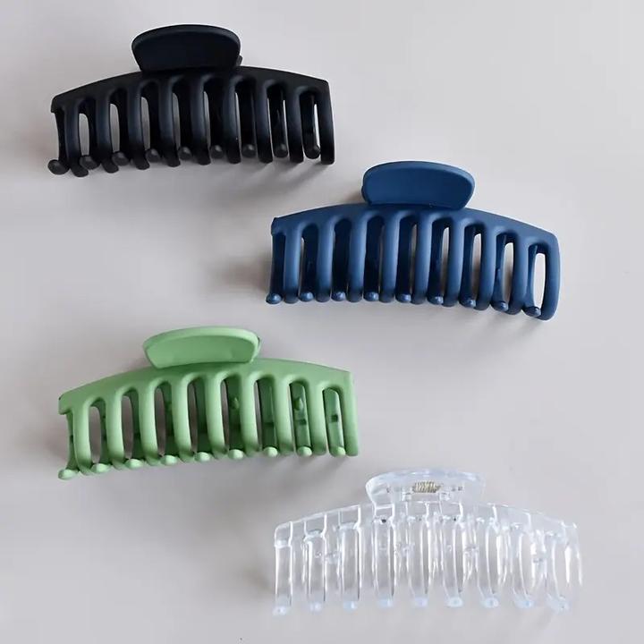 Image du produit ASMI 4 Stück Haarspangen, Haarkrallen - matte Trendfarben (4 pcs)