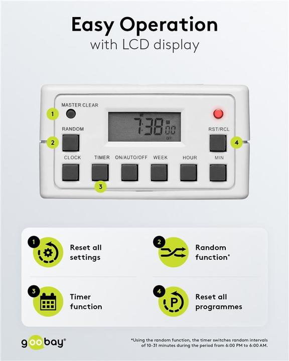 Immagine prodotto Goobay timer