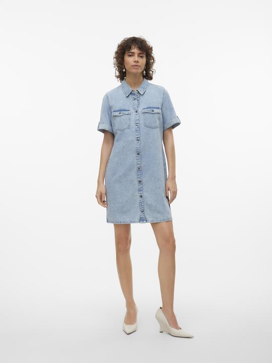 Produktbild Vero Moda VMJENNIE Kurzes Kleid Jeanskleid (XS)