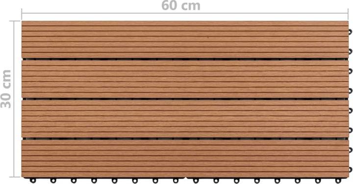 Produktbild VidaXL Nedda (6 x, 60 x 30 cm)