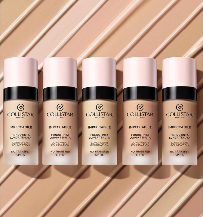 Actual product image Collistar Impeccabile Long Wear Foundation Spf 15 2r - Beige Rose 30ml (2R)