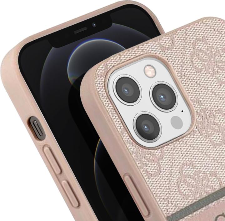 Immagine prodotto Guess Copertina rigida 4G a strisce stampate (Apple iPhone 12 Pro Max)