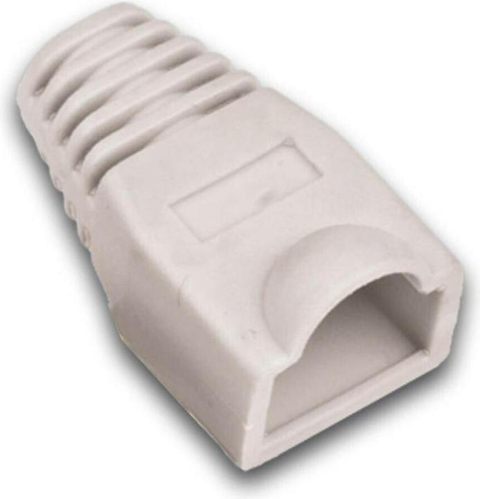 Actual product image Wirewin Plug RJ45 Cat.6 100 pieces, shielded, grey (Network cable plug)