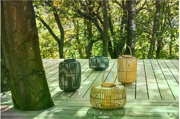 Immagine prodotto Villa Collection Lanterna Alia 40 cm, Natura (28 x 40 cm, 1 x)