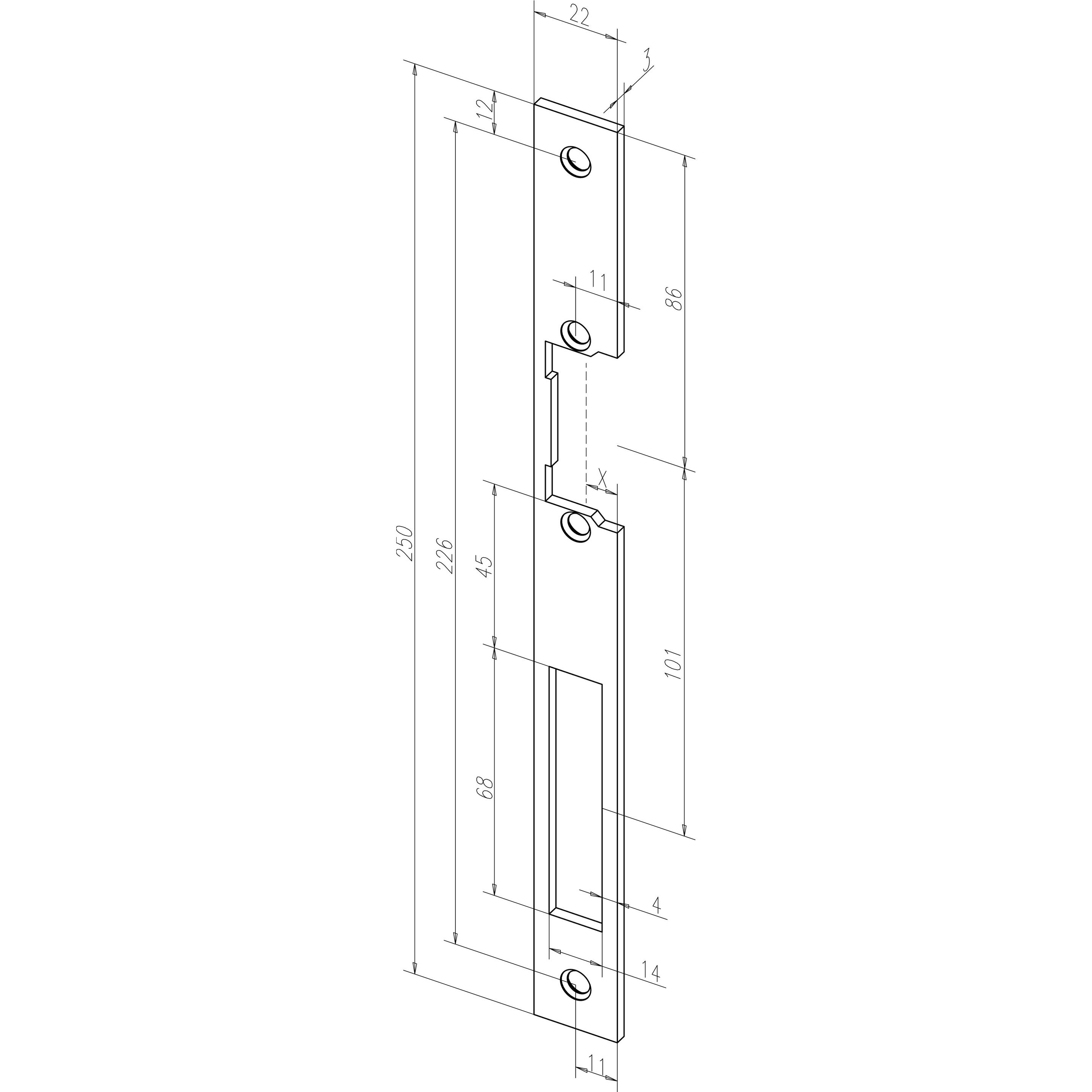effeff, Maniglia + Guarnizione porte, -44336 (Maniglia della porta, Set di porte)