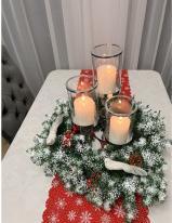 Produktbild Ruhhy Verschneiter Weihnachtskranz 22302