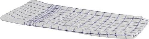 Actual product image Betra Tea towel cotton white, blue (65 x 65 x 4 cm)