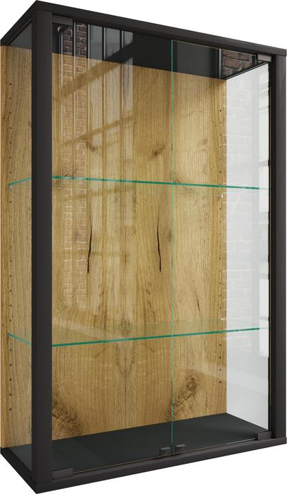 Produktbild VCM Wandvitrine Hängevitrine Glas Udina M (60 x 25 x 80 cm)