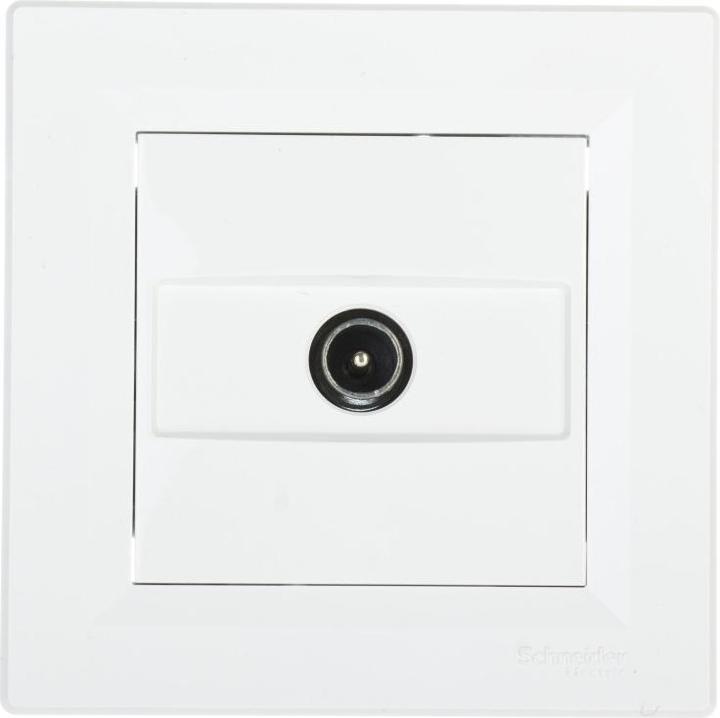 Actual product image Schneider Electric ASFORA TV connection socket 1dB white - EPH3200121 (Plug socket)