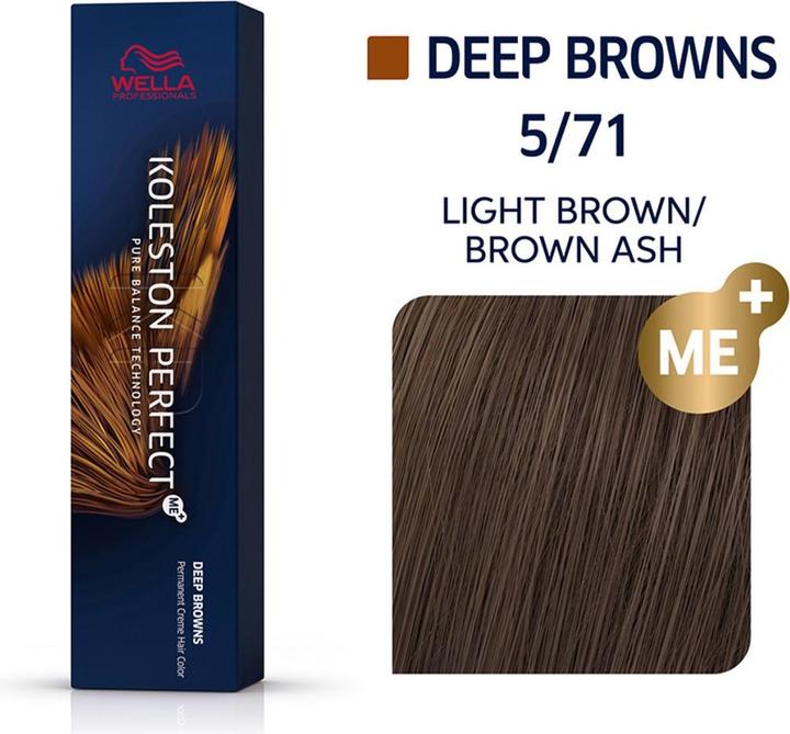 Image du produit Wella Koleston Perfect Me+ Deep Browns (5/71 brun clair - irisé clair)