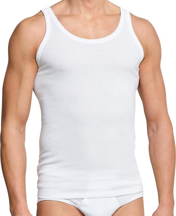 Image du produit Schiesser Lot de 4 maillots de corps à fines côtes Cotton Essentials (M)