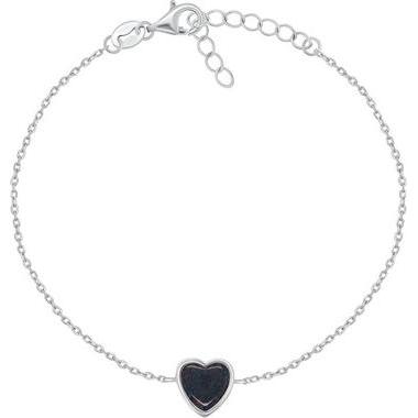 Brilio, Armschmuck, Silver - Minimalist silver bracelet Heart BRC123WBC