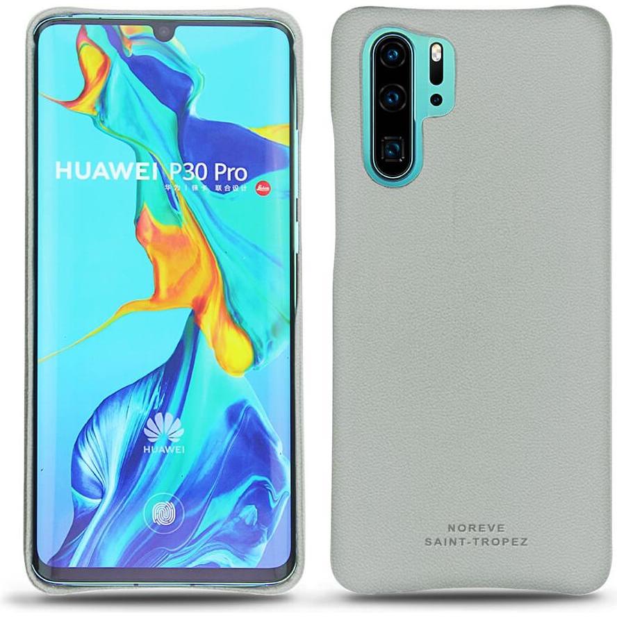 Noreve Lederschutzhülle (Huawei P30 Pro), Smartphone Hülle, Grau