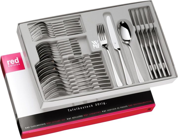 Produktbild WMF Denver Besteckset 30-tlg. (30 Stück, Besteck Set)