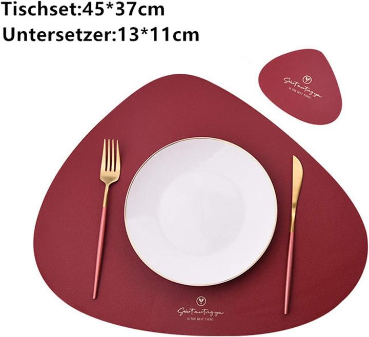 Produktbild Railonch 4-teiliges Platzset und Untersetzer-Set (4 Stk.)