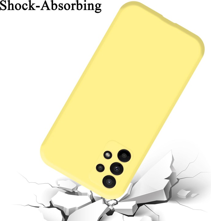 Actual product image Cadorabo TPU Liquid Silicone Case Cover for Samsung Galaxy A23 4G / 5G (Samsung Galaxy A23, Samsung Galaxy A23 5G)
