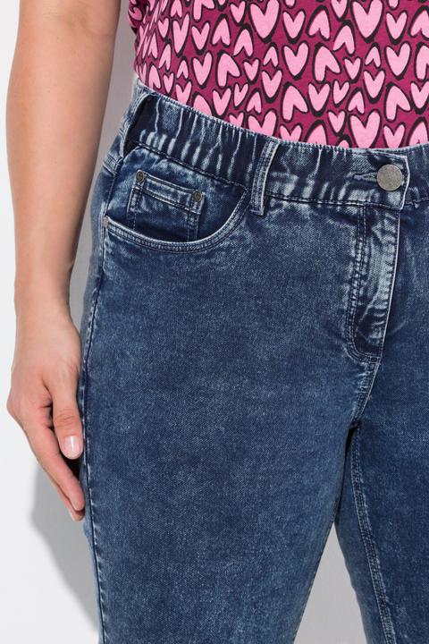 Image du produit Ulla Popken Jean Sarah en jersey, jambe étroite et taille confortable (48)