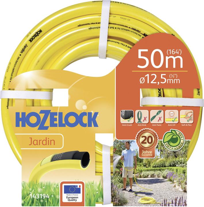 Hozelock JARDIN 143179 12,5 mm 1/2 inch gele tuinslang per meter (12.50 mm)
