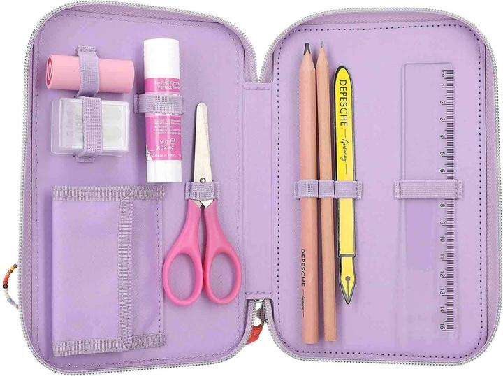 Image du produit Depesche TOPModel 3-Fach Federtasche JOY inkl. Stifte