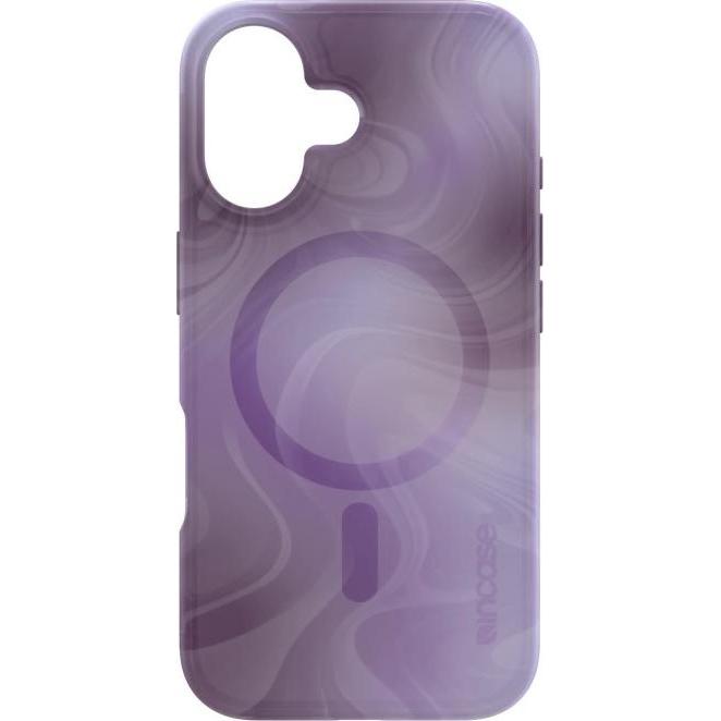 Incase Halo Case für MagSafe für iPhone 16 - Oil Slick Lilac (Apple iPhone 16), Smartphone Hülle, Violett