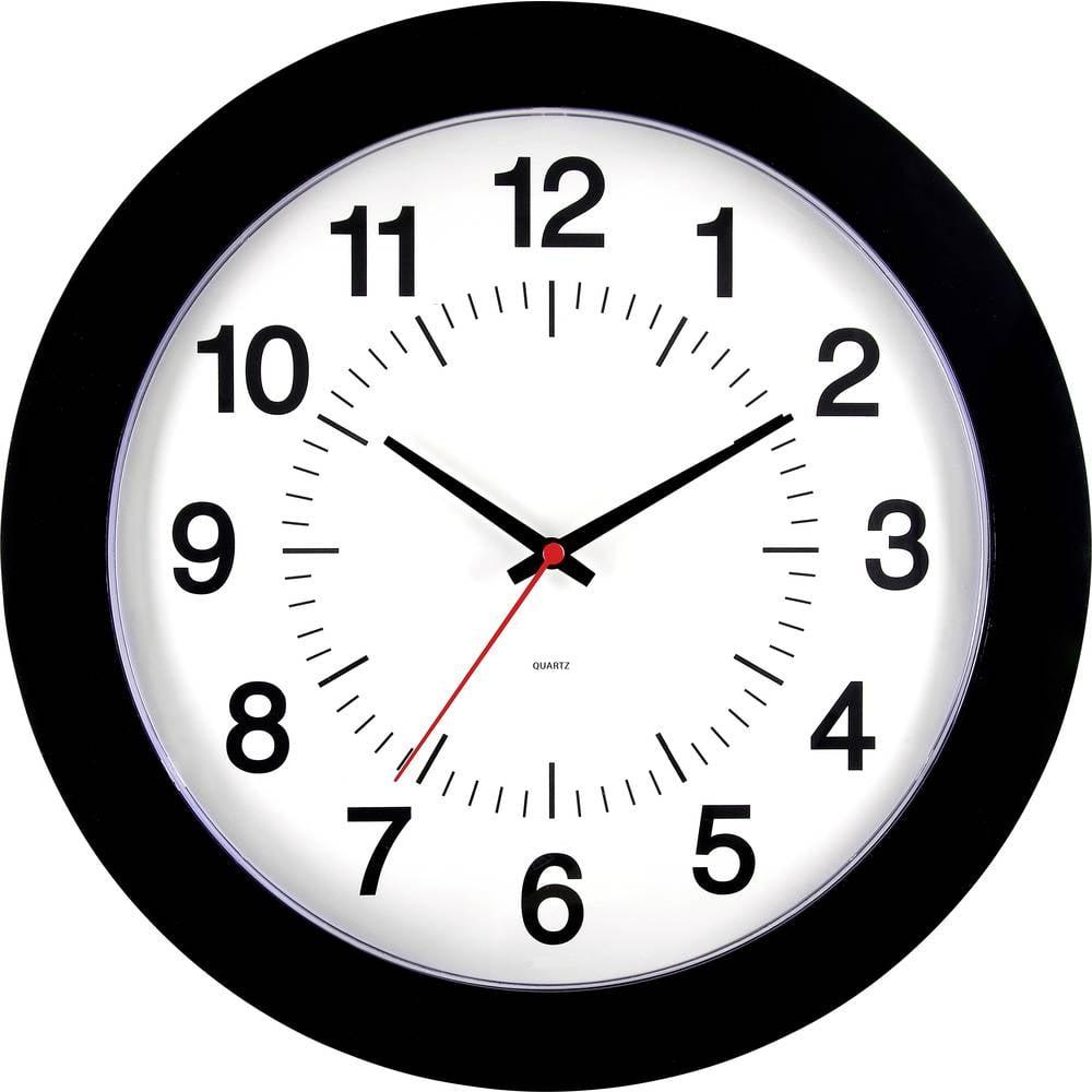 EuroTime, Wanduhr, 80514-05 Quarz Wanduhr 30.5 cm Schwarz (30.50 cm)