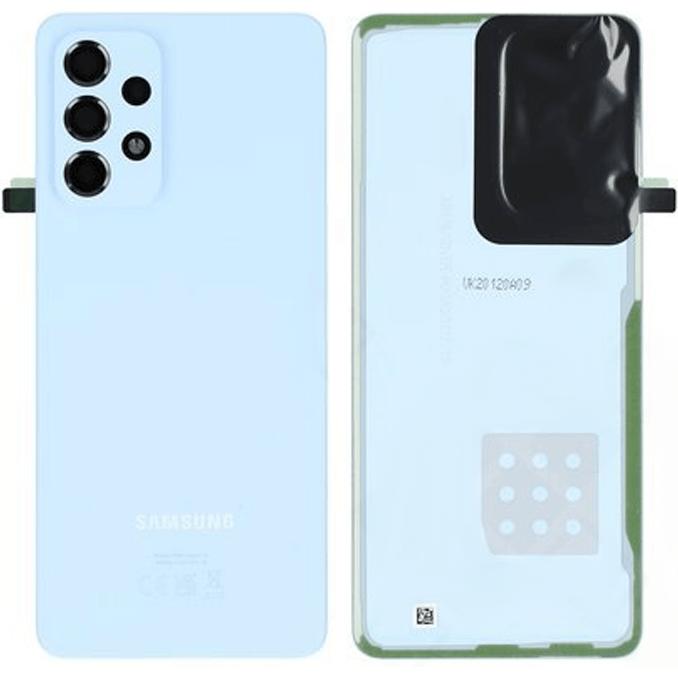 Samsung Battery Cover für A336B Galaxy A33 5G - awesome blue (Samsung Galaxy A33 5G), Smartphone Hülle, Blau