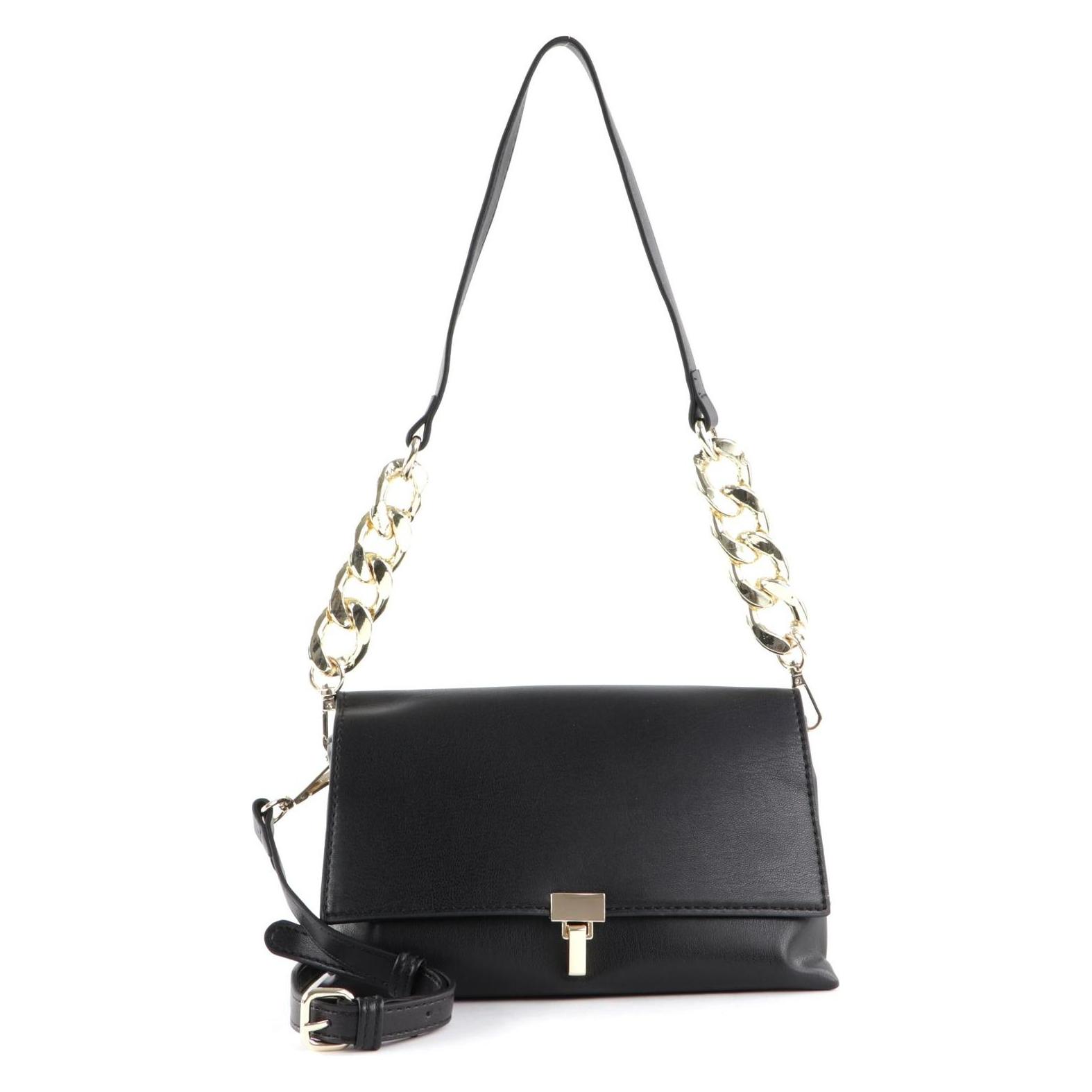 Seidenfelt, Damen, Handtasche, Gryt Shoulderbag, Schwarz