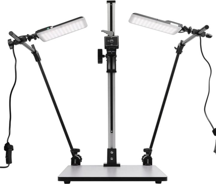 Studioking Aufnahmetisch CS-105 mit LED-Leuchten