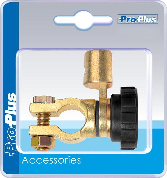 ProPlus Batteriepolklemme (-) mit Stromunterbrecher rund im Blister