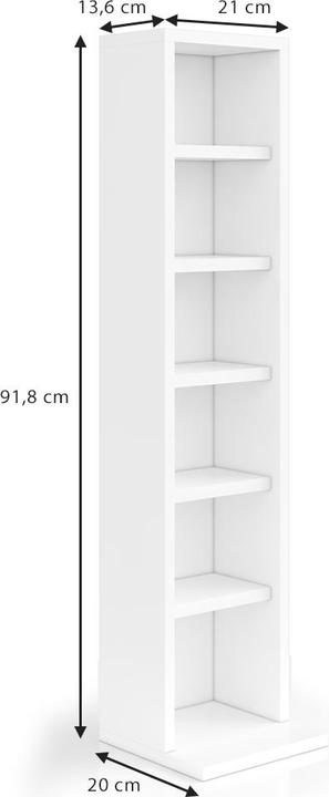 Image du produit Vicco CD-Regal (21 x 20 x 92 cm)