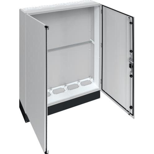 Hager, Verteilerschrank Zubehör, HAG FR15E2 Schrank, univers, IP55, SK I, 1700x1300x275 + 200 mm Sockel