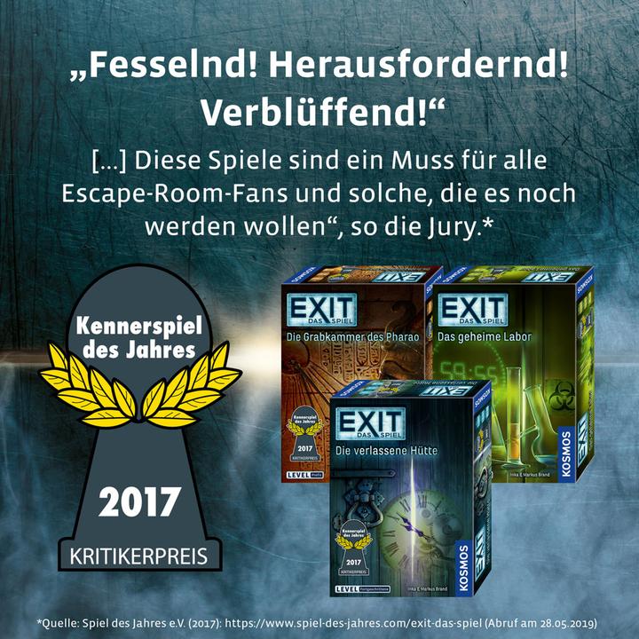 Actual product image Kosmos EXIT - The Game: Shadows over Middle Earth (German, 1 - 4 Players)